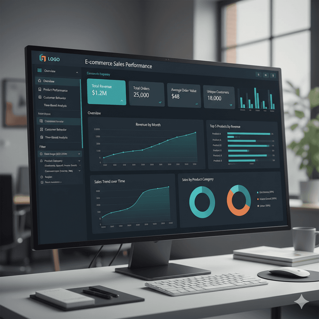 E-Commerce Sales Analysis Power BI Dashboard